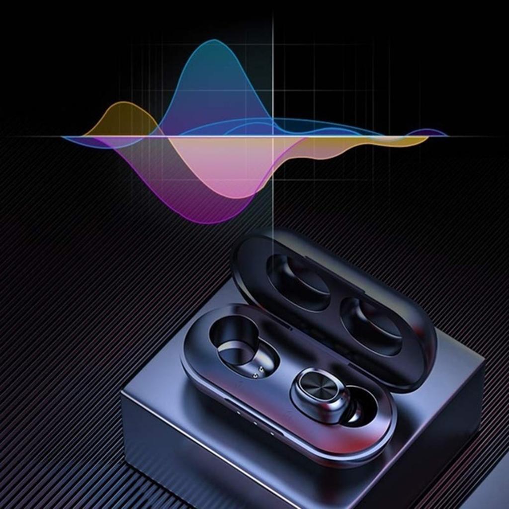 Bluetooth 5.0 Wireless Earphone, Sport Headset Ear In Headset With Portable Charging Case, Built-in Microphone, Auto Pairing, For Running