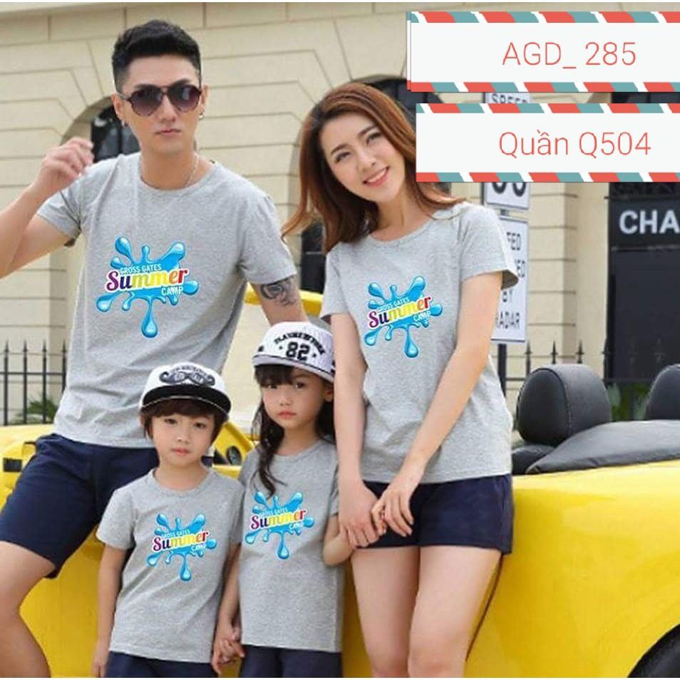 Áo thun in họa tiết summer - MÃ AGD 284