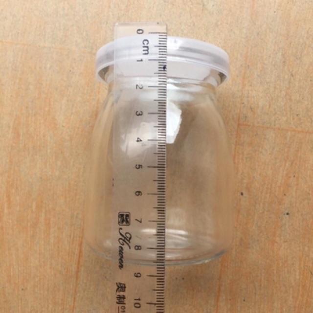 Sét 12 hũ thủy tinh làm sữa chua 2 cỡ 100 mL và 200 ml