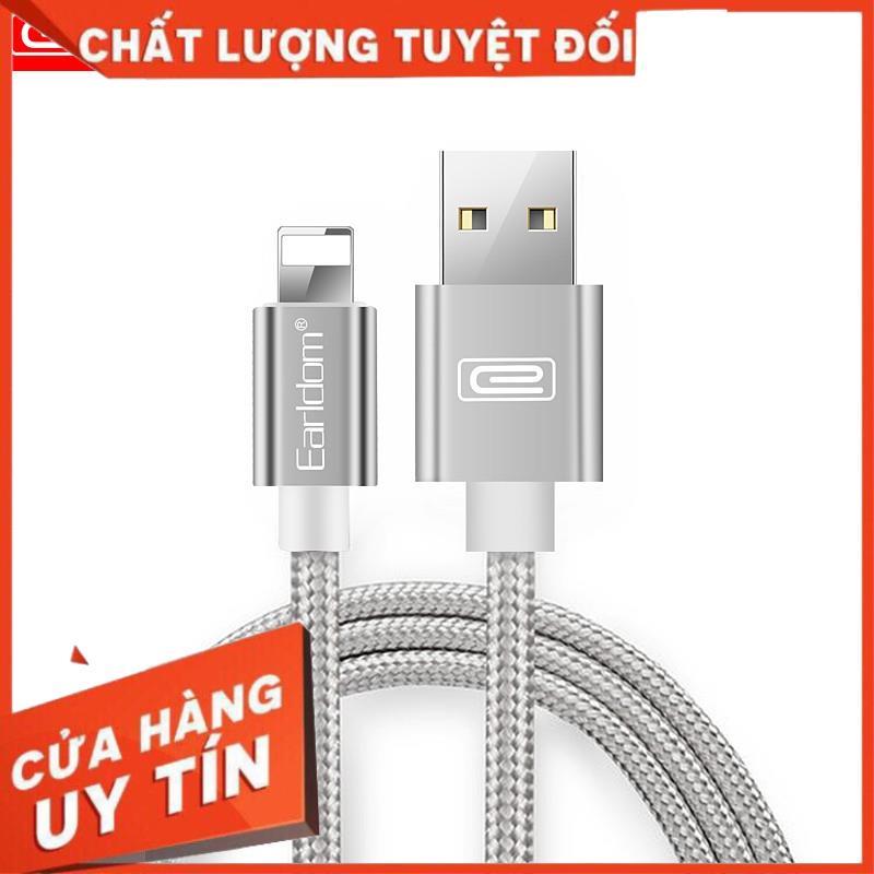 CÁP IP CÁP DÙ 3M EARLDOM EC011I SIÊU RẺ, SIÊU BỀN,  HỖ TRỢ SẠC NHANH  HÀNG CHÍNH HÃNG