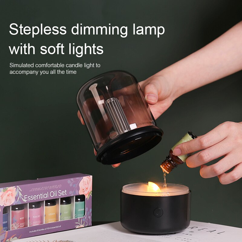 Đèn ngủ tạo ẩm xông tinh dầu Candlelight Essential Oil Aroma