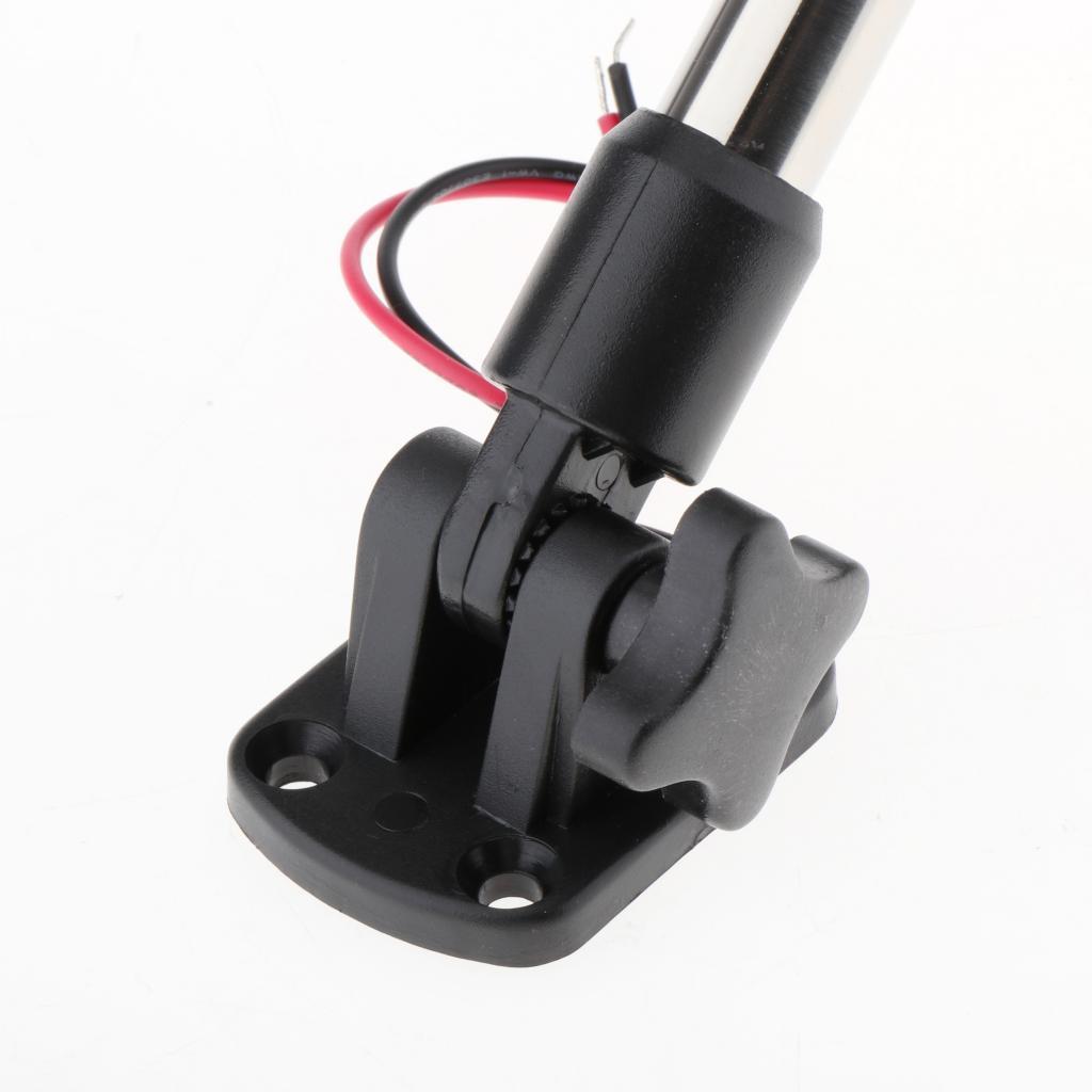 9" Adjustable Marine Anchor Lights ° White LED 12-24V