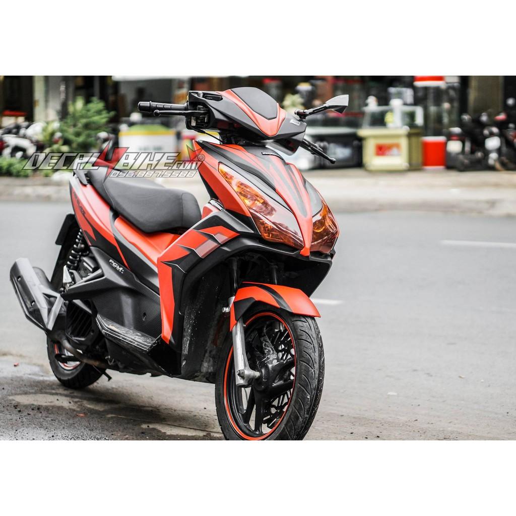 Tem trùm dành cho  xe Air Blade 125 Black-Orange