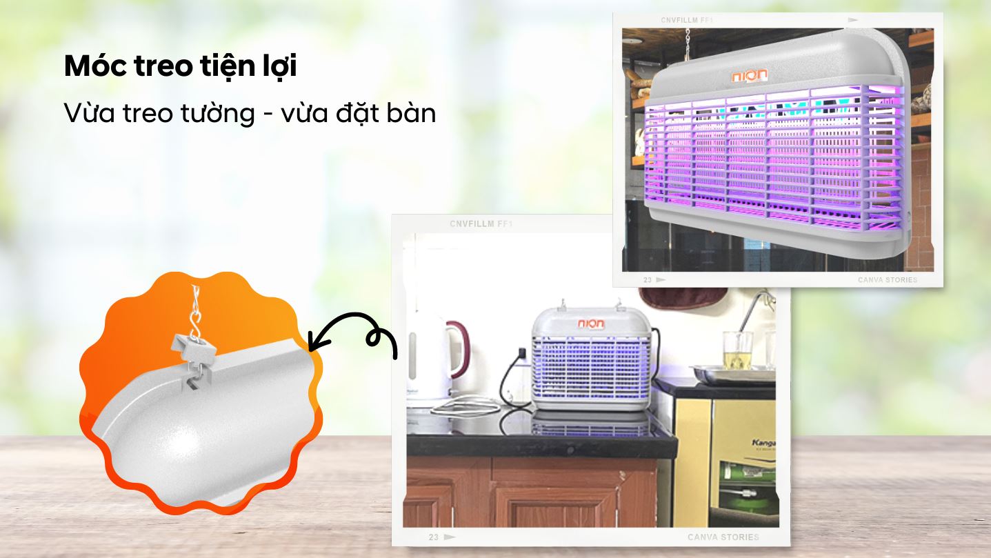 Đèn bắt muỗi Nion CN150 Pro - Hàng chính hãng