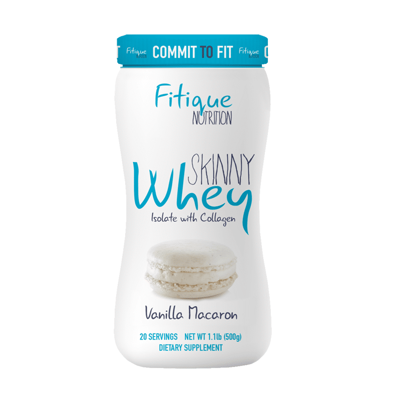Sữa tăng cơ giảm mỡ chứa Collagen dành cho Nữ Skinny Whey Isolate Fitique Nutrition hũ 500g- Nutrition Depot