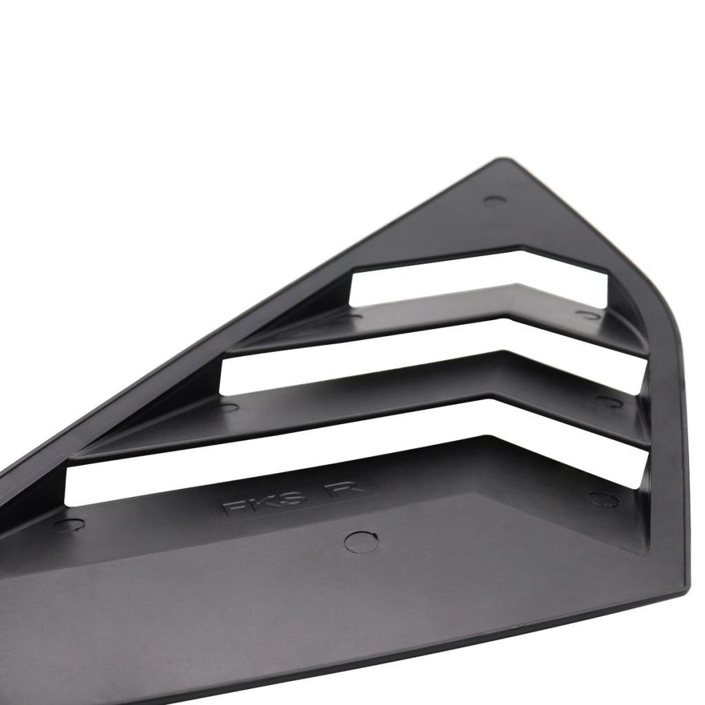 Pair Car Window Blinds Side Trim Decoration for Ford Focus ST RS MK3 2012-18