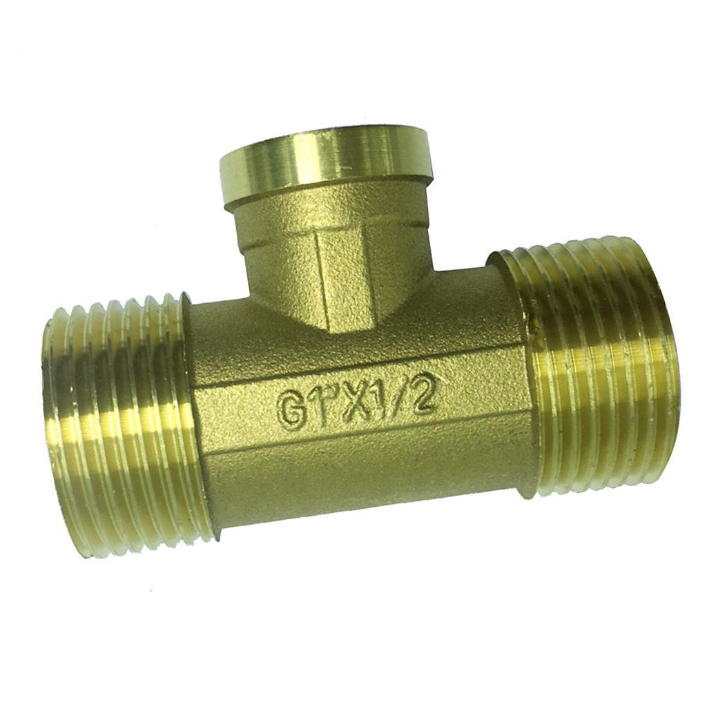 T-piece Brass Hose Connector Threaded Adapter