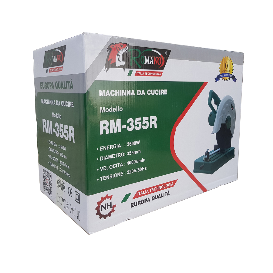 MÁY CẮT SẮT ROMANO RM-355R (2600W)