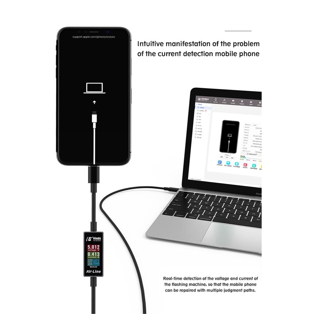 Cáp dữ liệu sạc nhận diện thông minh to USB