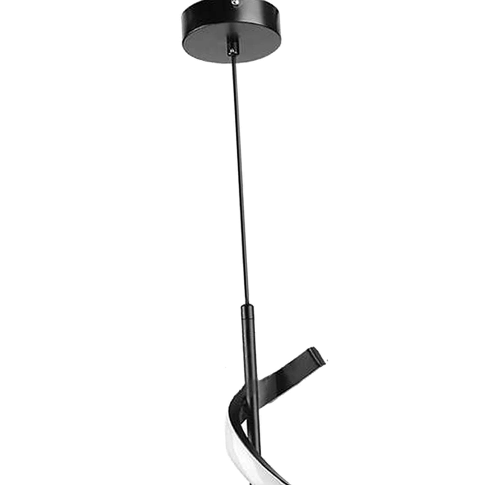 LED Pendant Light Hanging Lamp Modern Decor Lighting Adjustable Chandelier Spiral Ceiling Light Fixture for Club Loft Entryway Porch Hallway
