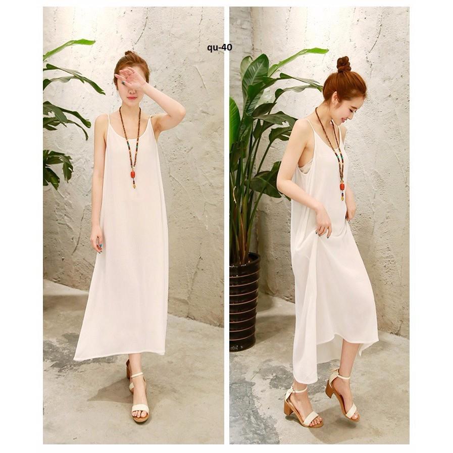 ĐẦM MAXI VOAN 2 LỚP CAO CẤP dress55qu