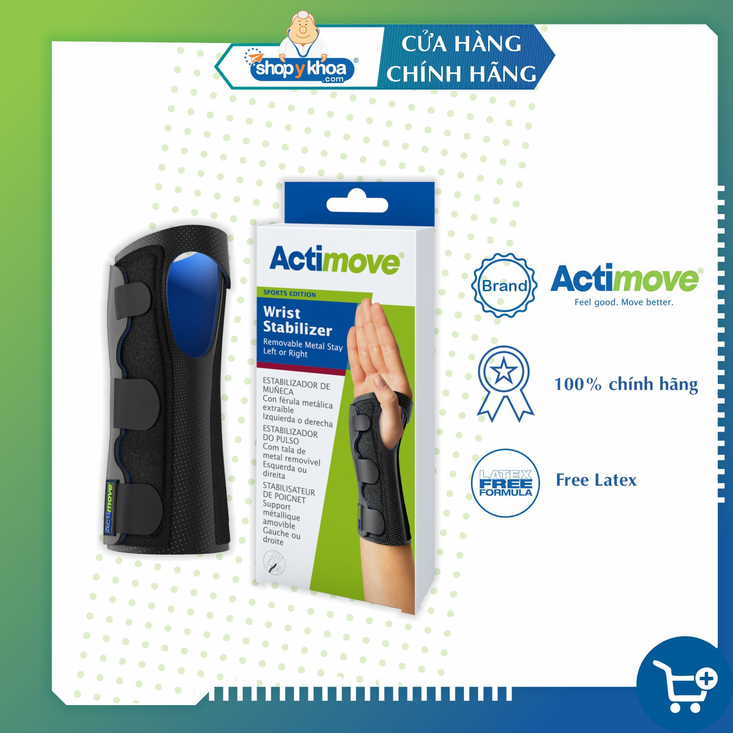 Nẹp cổ tay 75729-SPO Actimove Wrist Stabilizer