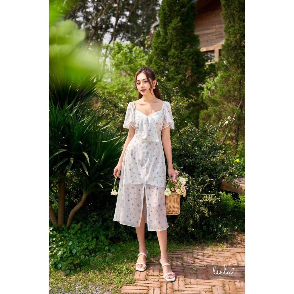 TIELA Đầm váy hoa đính nơ ngực - Cora Dress