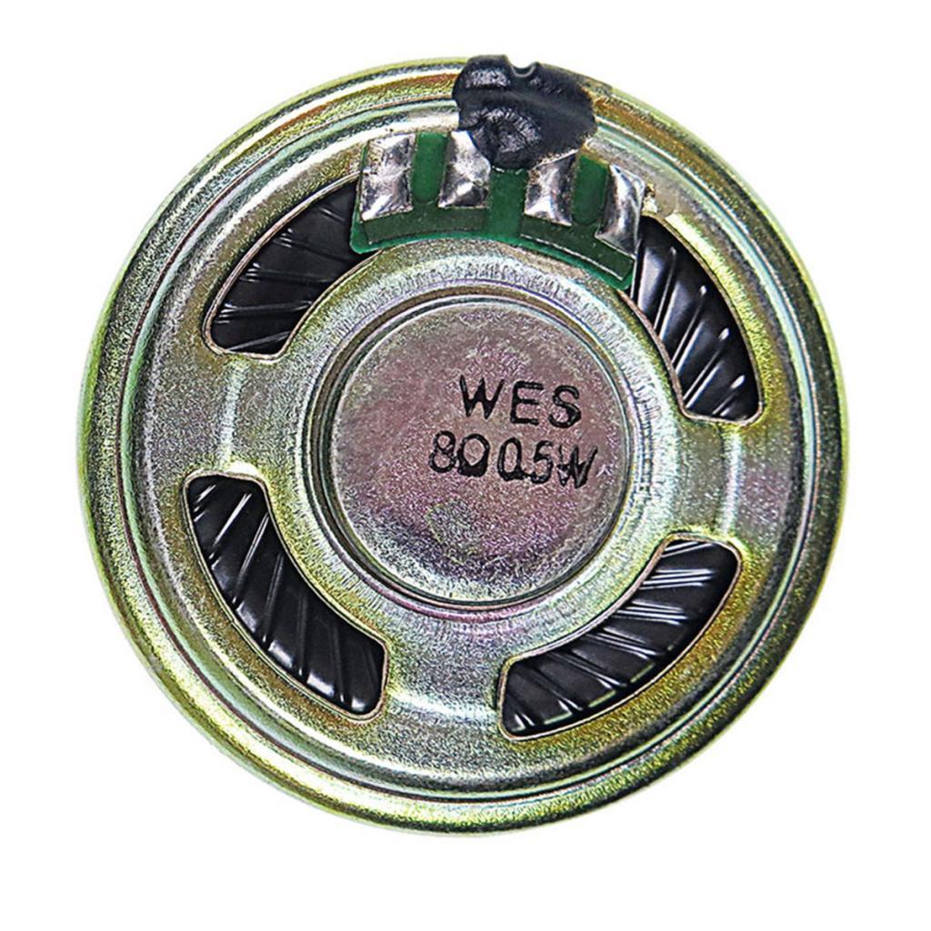 2x Round Internal Magent Speaker 8Ohm 0.5W Waterproof Speaker Parts 40mm