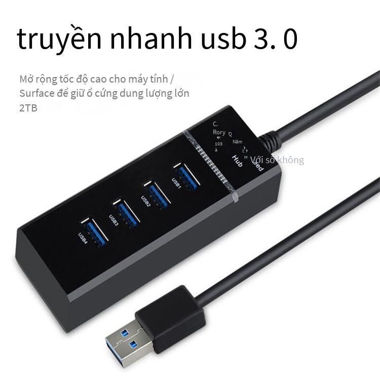 Bộ chia usb3.0 tốc độ cao giá rẻ nhất notebook usp3 0 hub hub USB một kéo bốn mở rộng đa giao diện 4 cổng
