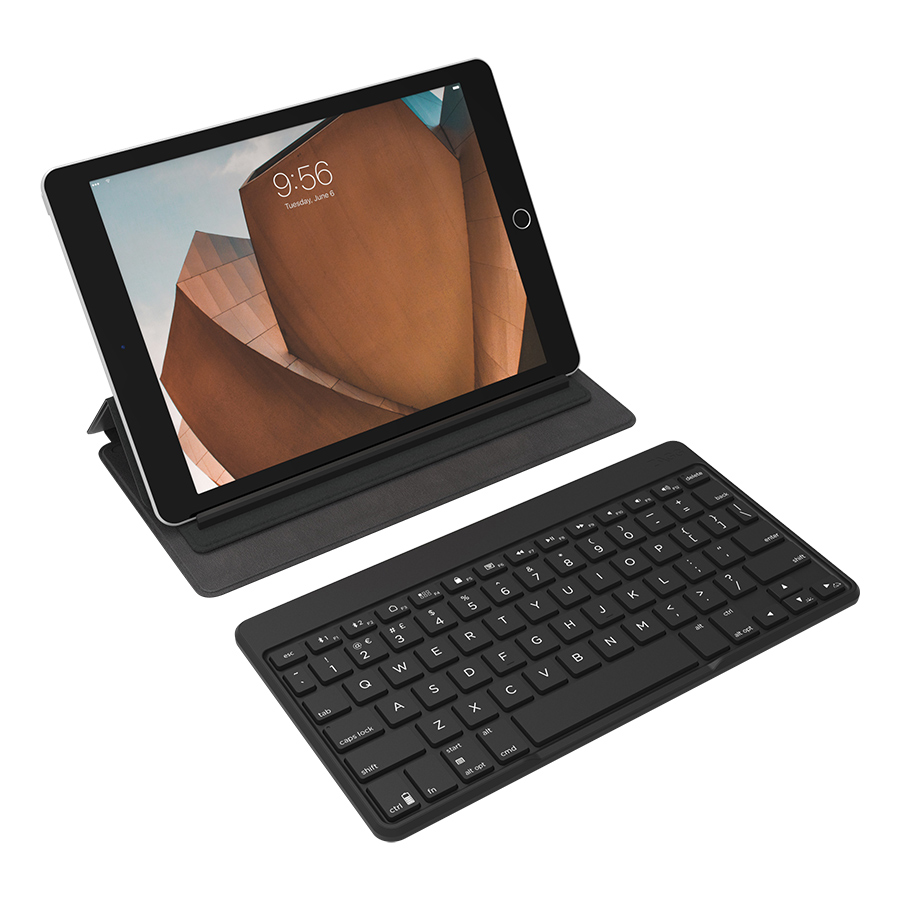 Ốp Lưng Kèm Bàn Phím Zagg Flex Universal Keyboard Up To 12 Inch (848467079890 - Black) - Hàng chính hãng