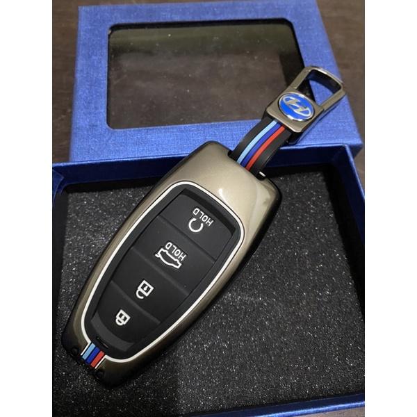 Ốp Chìa Khóa Santafe 2021-2022, Tucson All New 2021-2022 Chất Liệu Hợp Kim Metal Cao Cấp