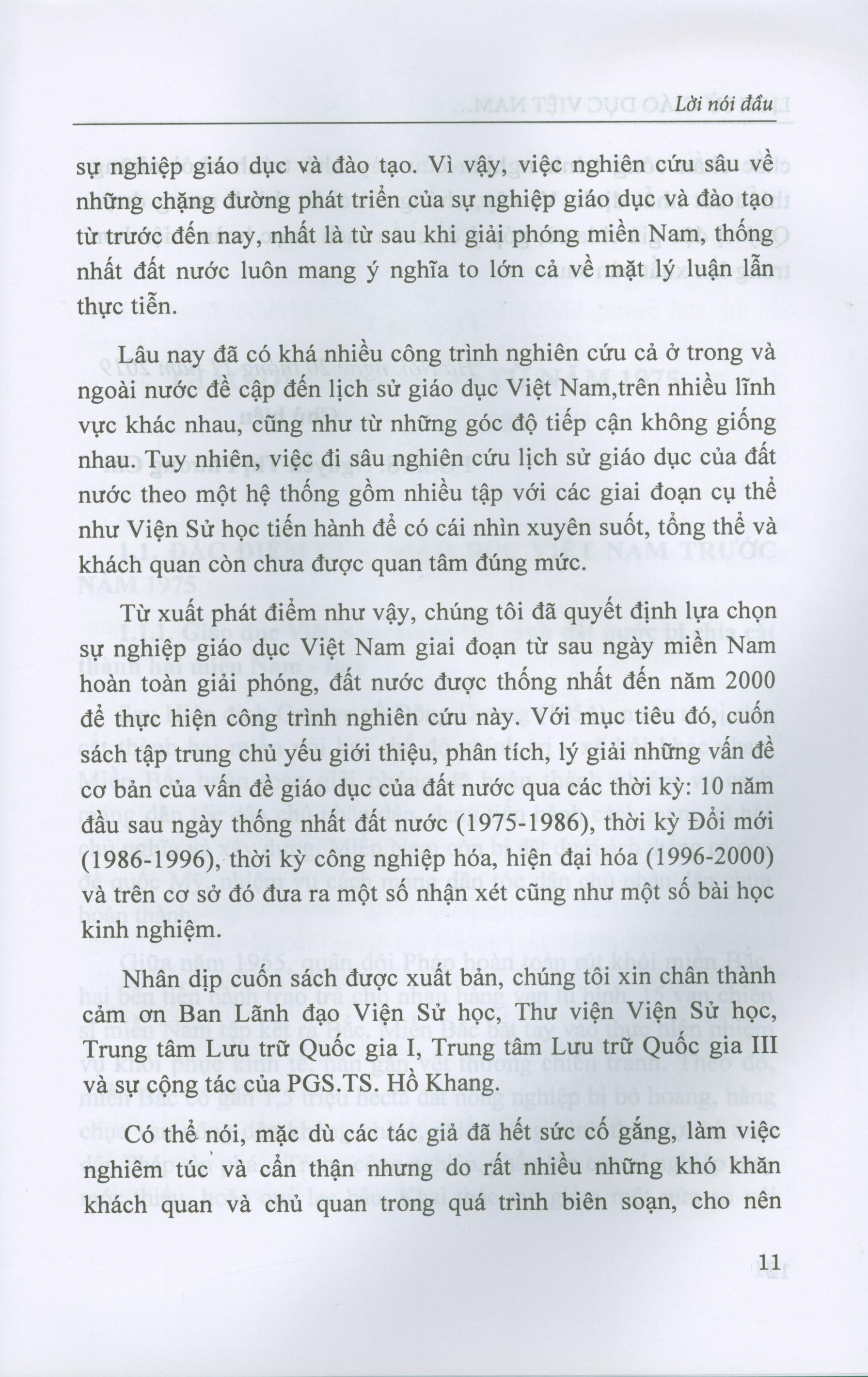 Lịch Sử Giáo Dục Việt Nam Từ Năm 1975 Đến Năm 2000