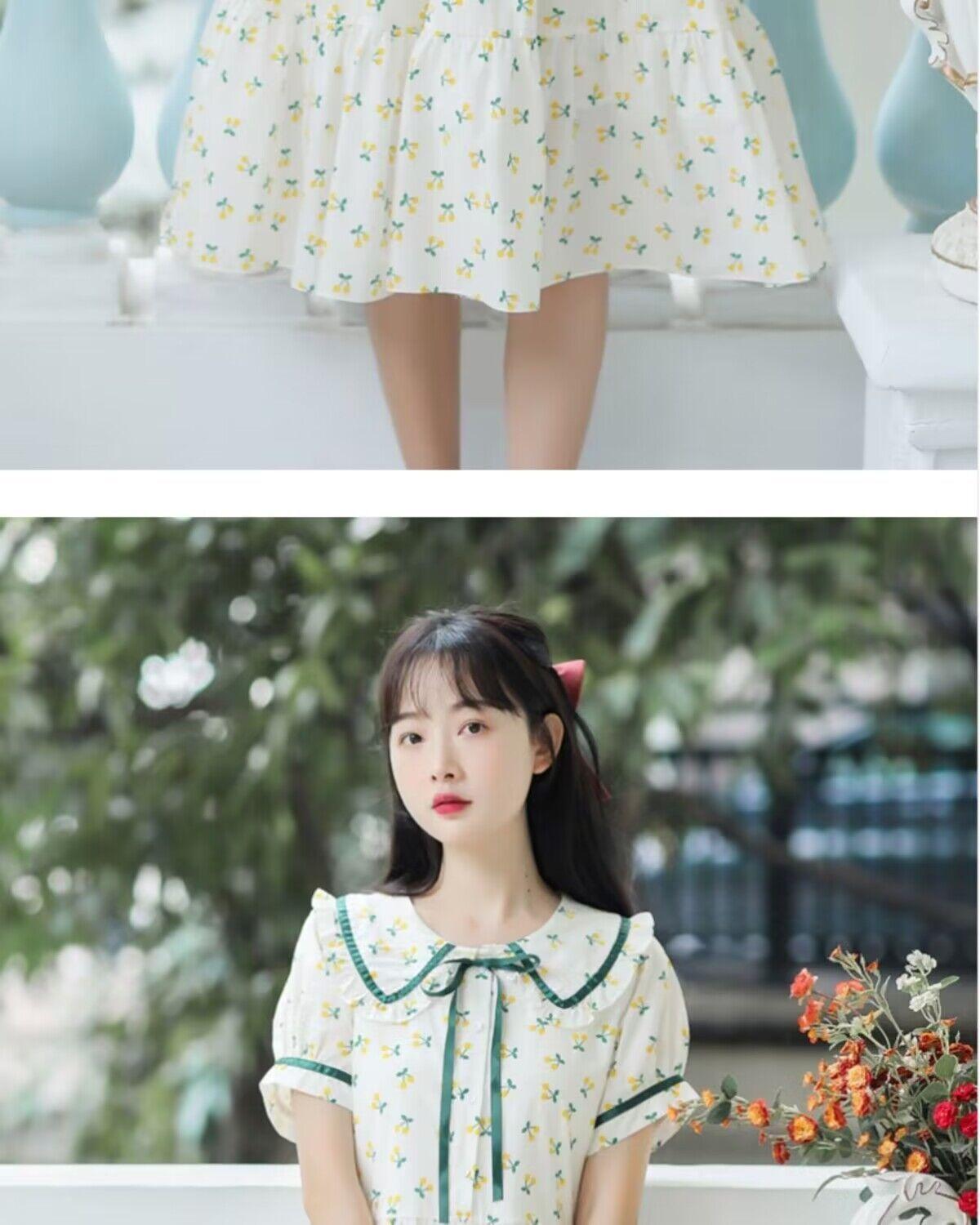 TOBE1SHOP Học sinh trung học ít tươi mát đầm 2023 mùa hè đại học gió một chữ hoa mảnh đầm hiển thị gầy thắt lưng váy nữ