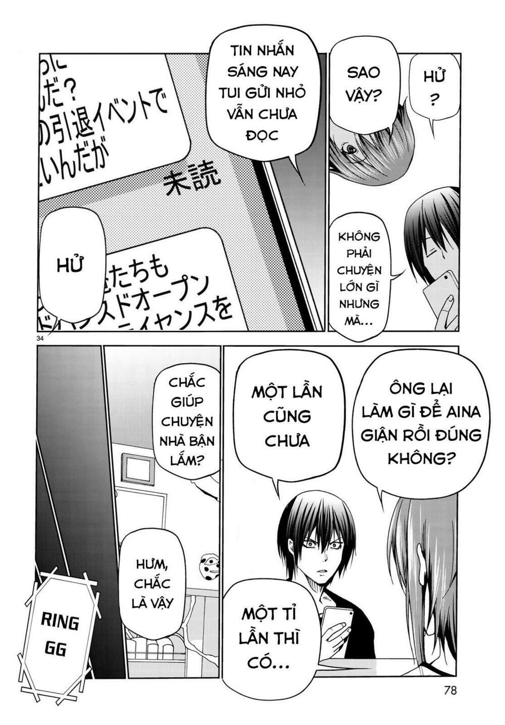 cô gái thích lặn - grand blue chapter 45 34