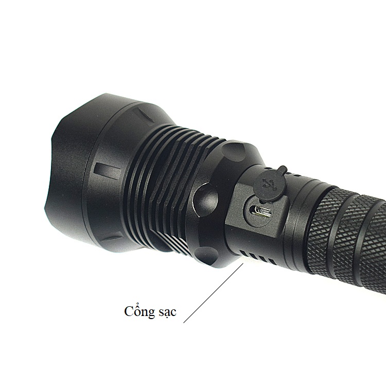 Đèn pin siêu sáng CREE P70 - Tặng VÍ THÉP ĐA NĂNG 11IN1