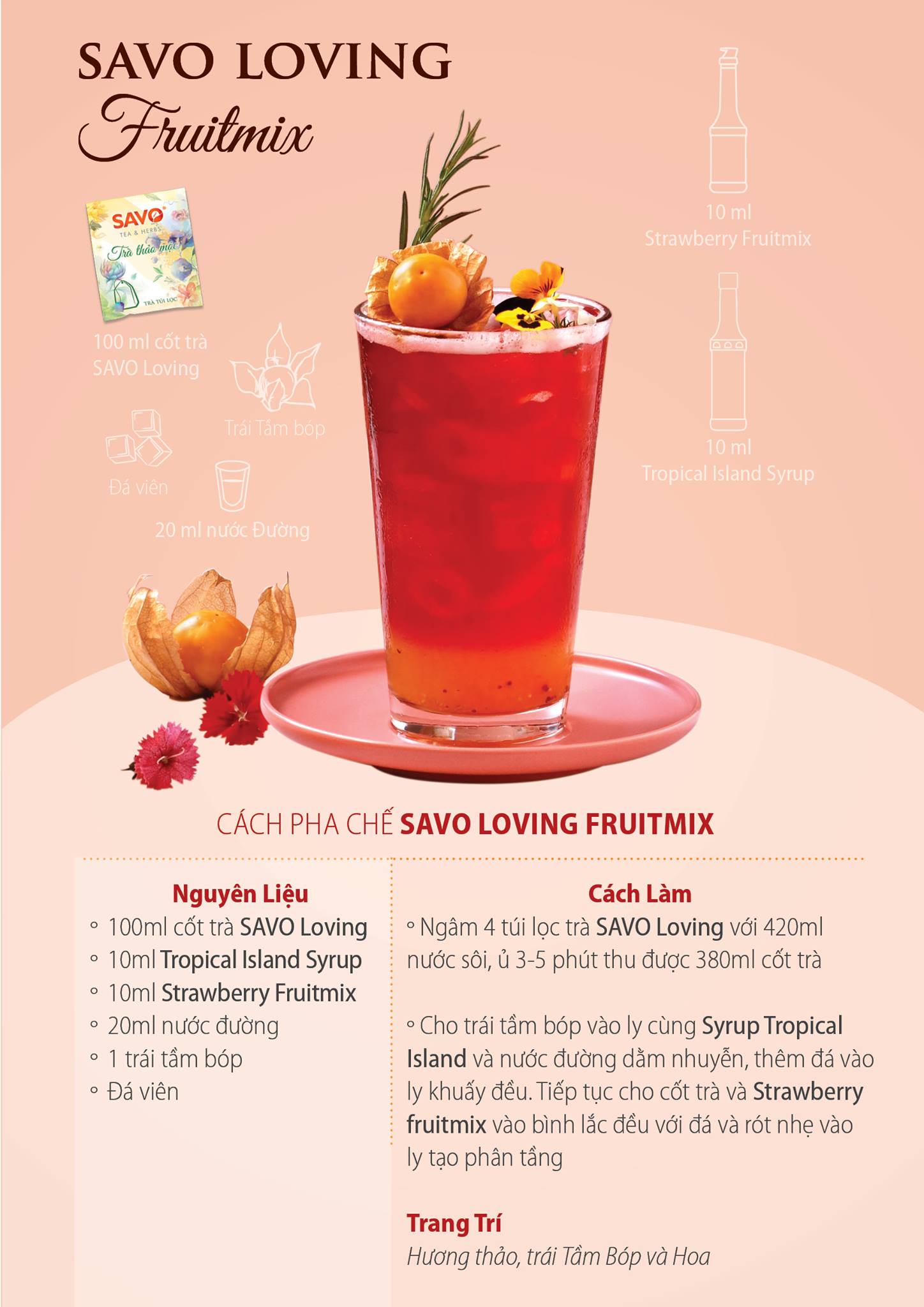 Trà Thảo Mộc SAVO LOVING (Loving Herbal Tea)