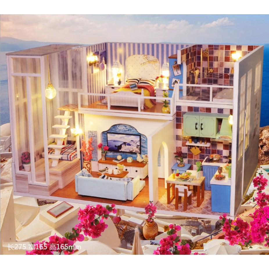Mô hình nhà búp bê gỗ - Biệt thự của Tiểu Mễ - Mi Yu villa