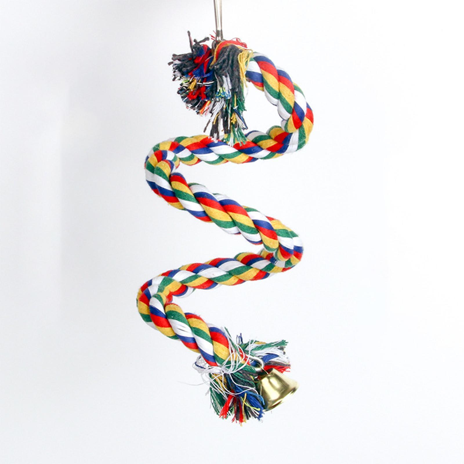 Parrot Rope Budgie  Bird Cage  Cockatiel Perch Chew