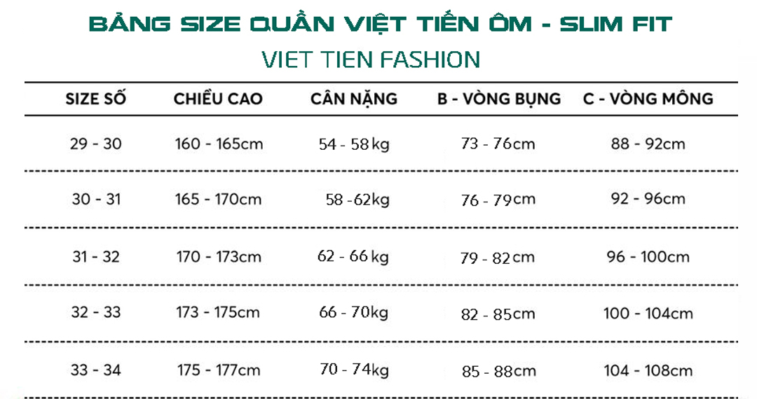 Viettien - Quần tây nam màu đen dáng trẻ ôm slimfit