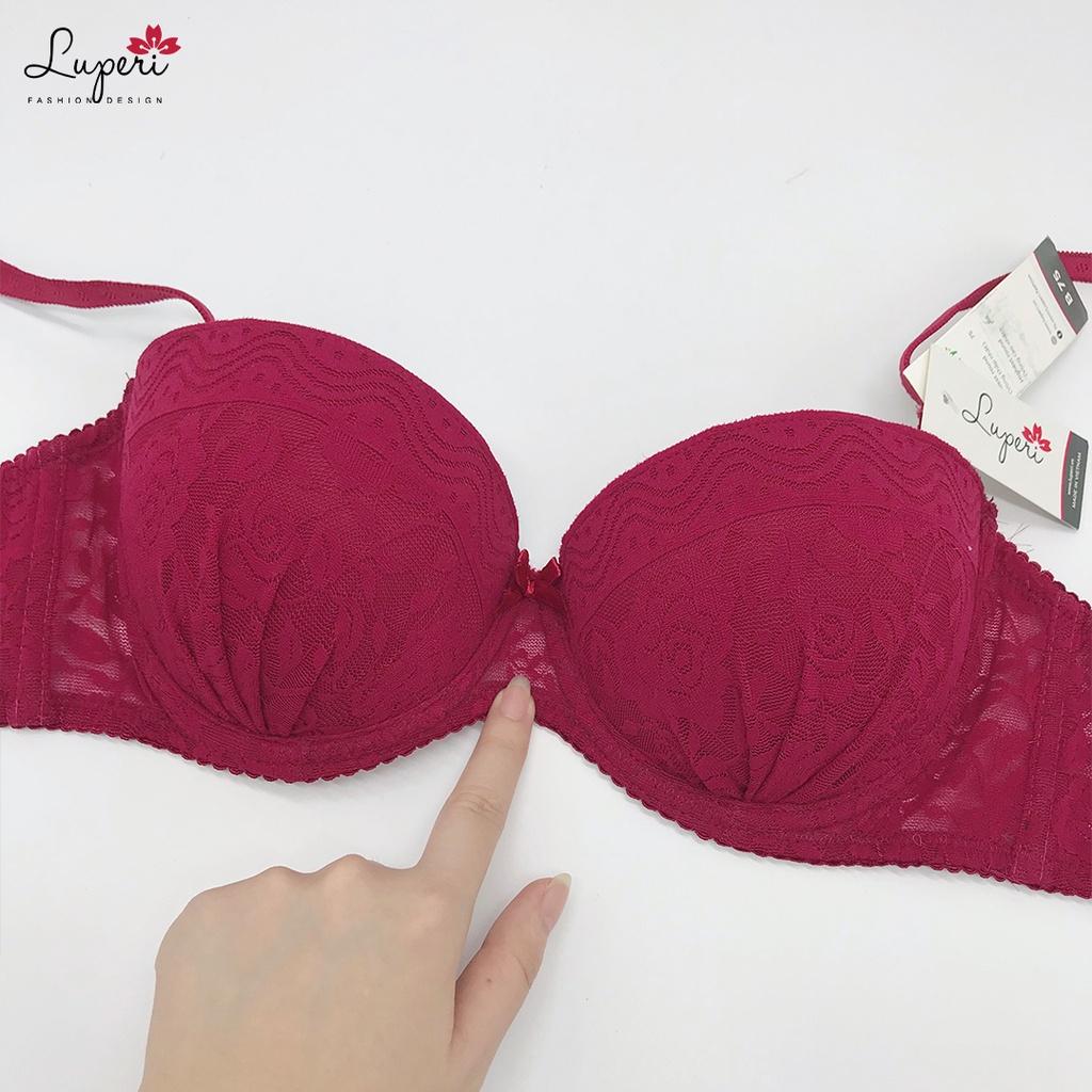 Áo Lót Quả Ngang LUPERI SP87 Mút Ép Siêu Nâng Dây Tháo Rời Tiện Dụng Cho Trang Phục Hở Vai