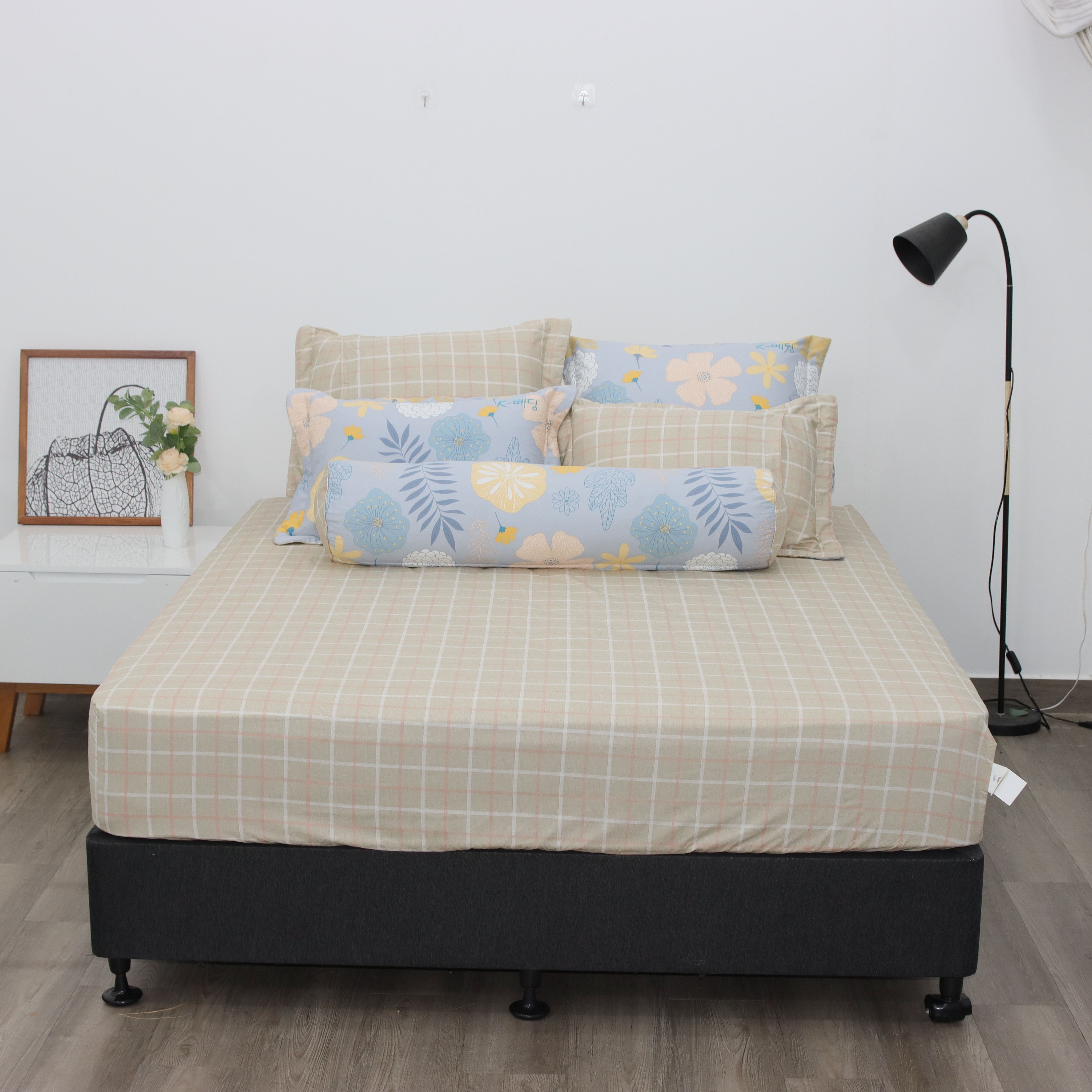 Bộ ga giường K-Bedding KCP chất liệu Cotton (KHÔNG BAO GỒM CHĂN)