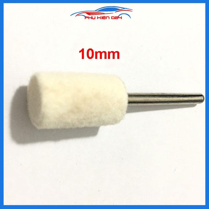 Đầu len trục 3mm đánh bóng kim loại, trang sức, viền điện thoại đầu trụ tròn nón