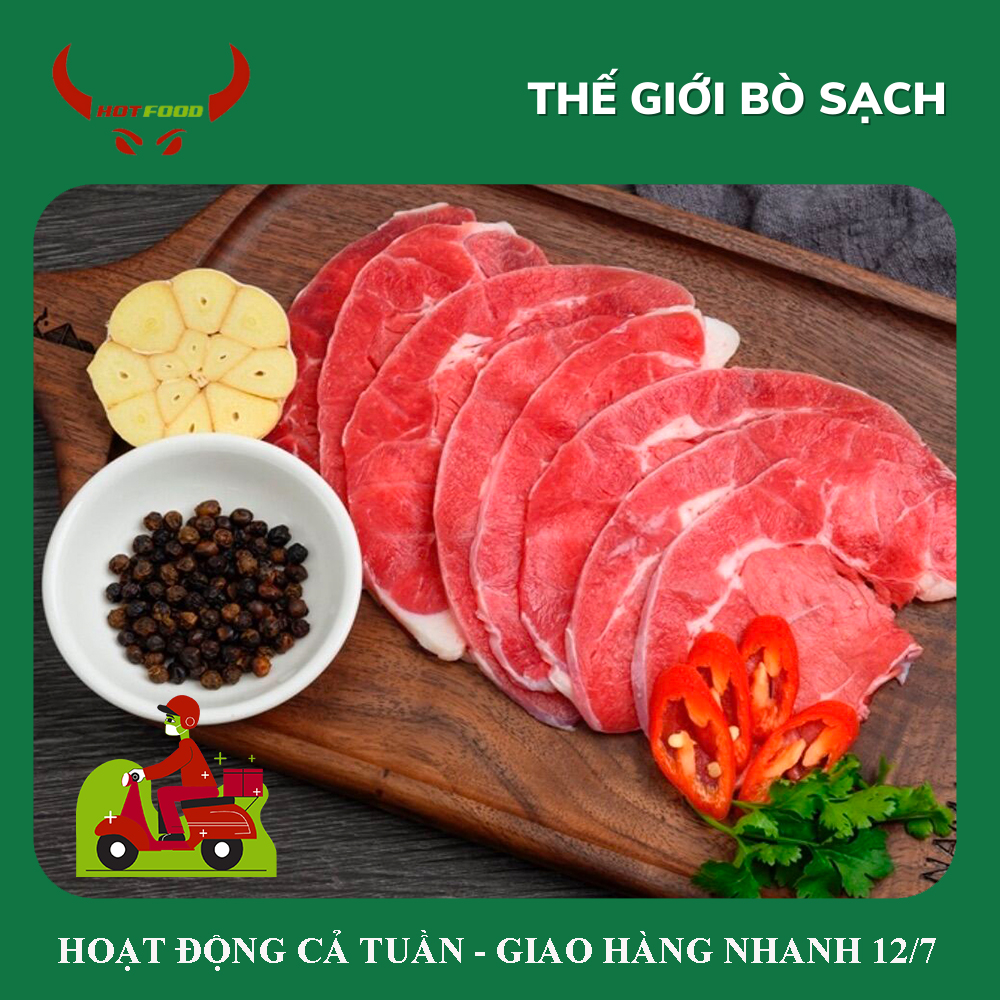 Bắp Rùa Bò Úc Thái Mỏng