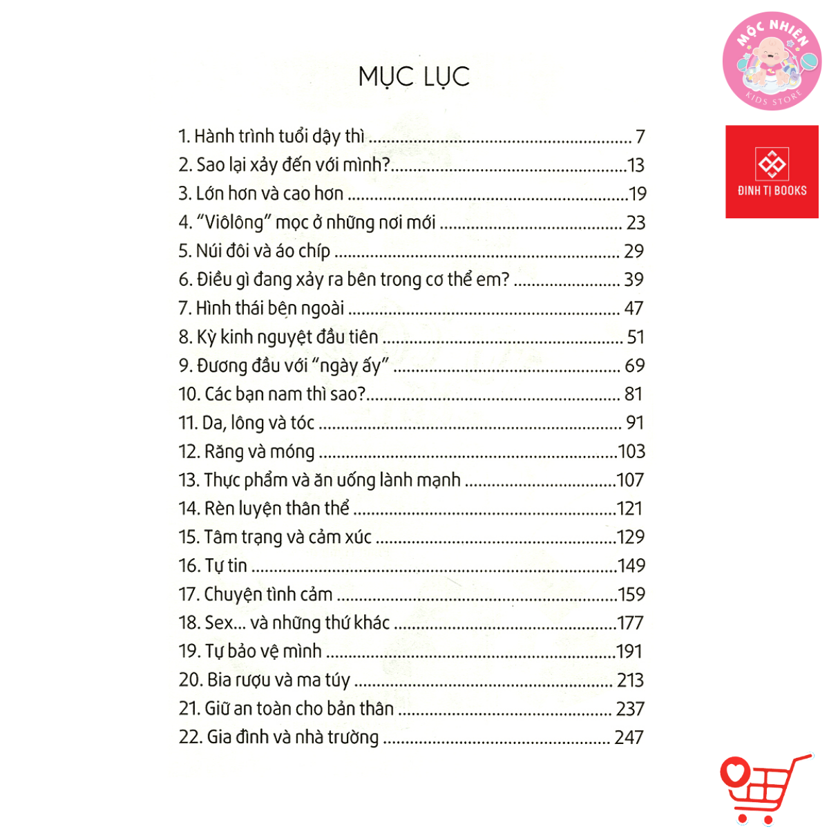 Sách - Tuổi dậy thì - Từ &quot;Cậu bé&quot; đến &quot;Anh chàng&quot; và Từ &quot;Cô bé&quot; đến &quot;Cô nàng&quot; - cho bé 9 tuổi trở lên - Đinh Tị Books