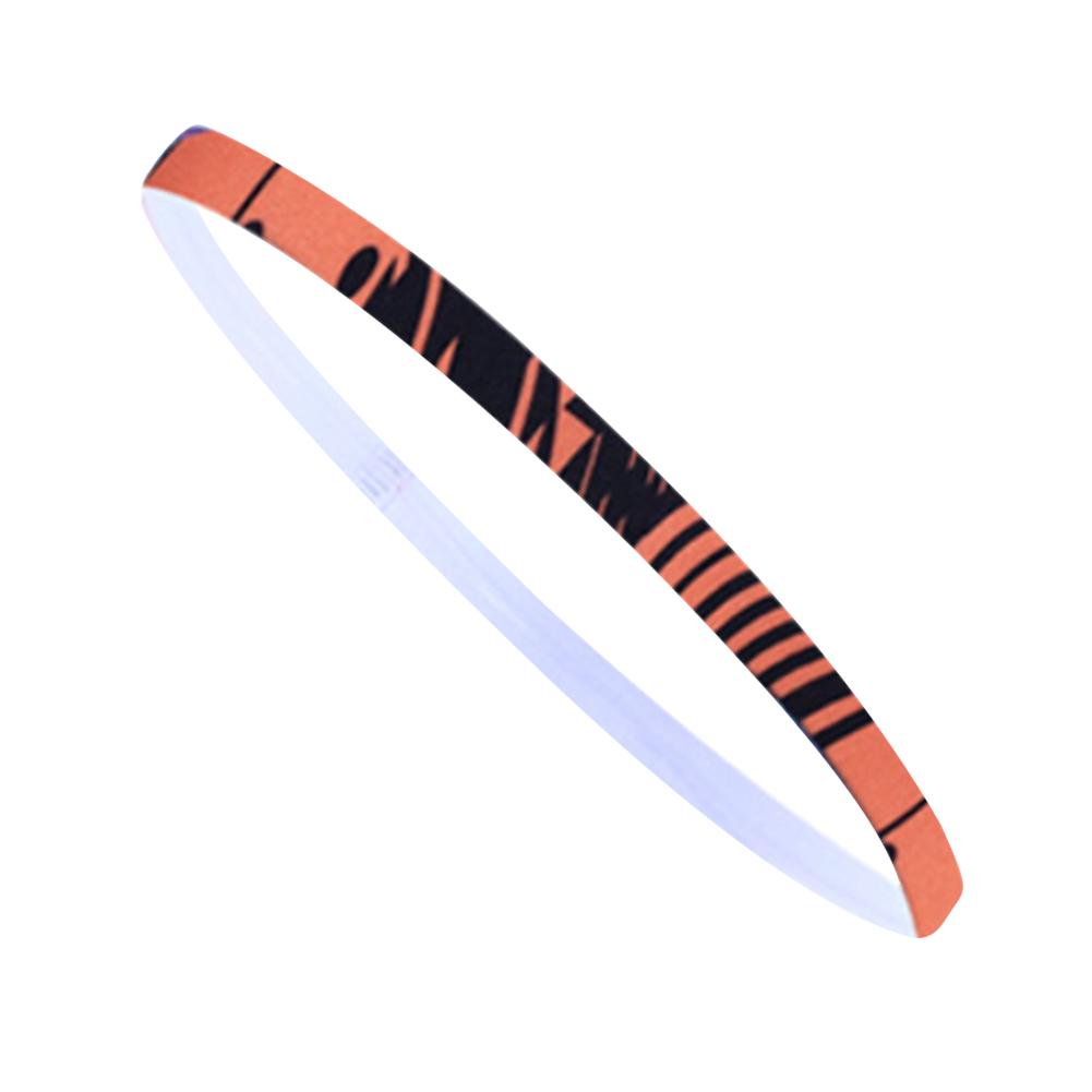 1PC Yoga Chạy bộ đầu tập thể thao Band Yoga Yoga Bóng đá chống trượt dây đeo tay áo dây đeo tay áo thể thao Color: Black Red Stripe