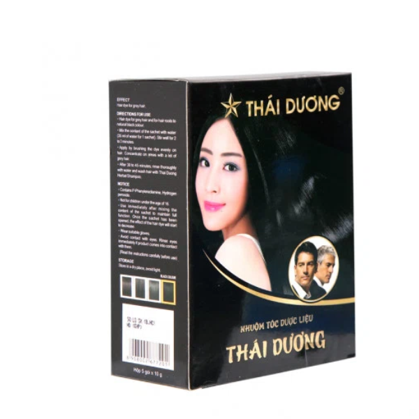 Nhuộm Tóc Dược Liệu Thái Dương (5 Gói)