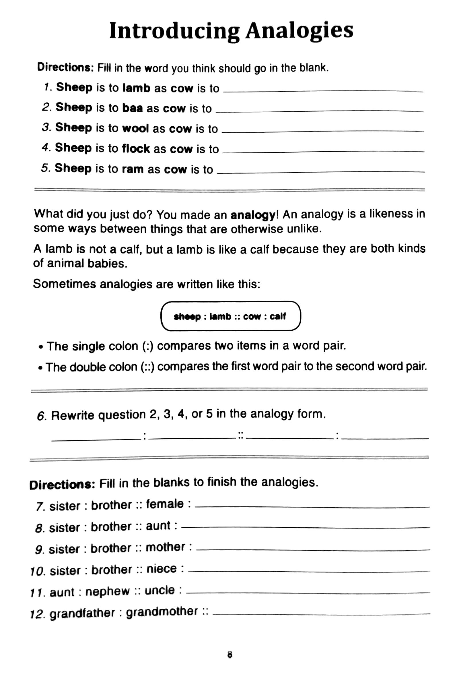 Analogies for Critical Thinking (tập 4)