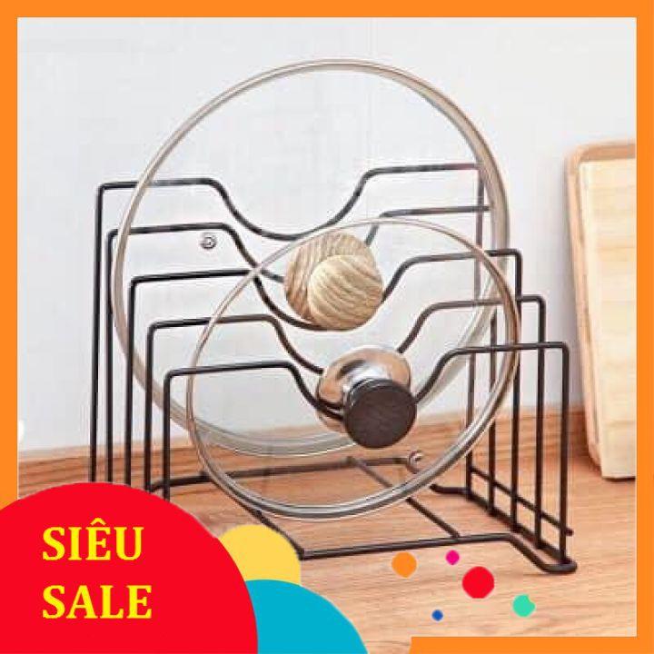 Giá treo nắp nồi , thớt nhà bếp tiện dụng