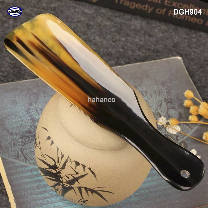 Đón gót giày bằng sừng liền khối Cứng chắc/ bền/ bóng đẹp /màu sắc tự nhiên - Cho giày Nam & Nữ