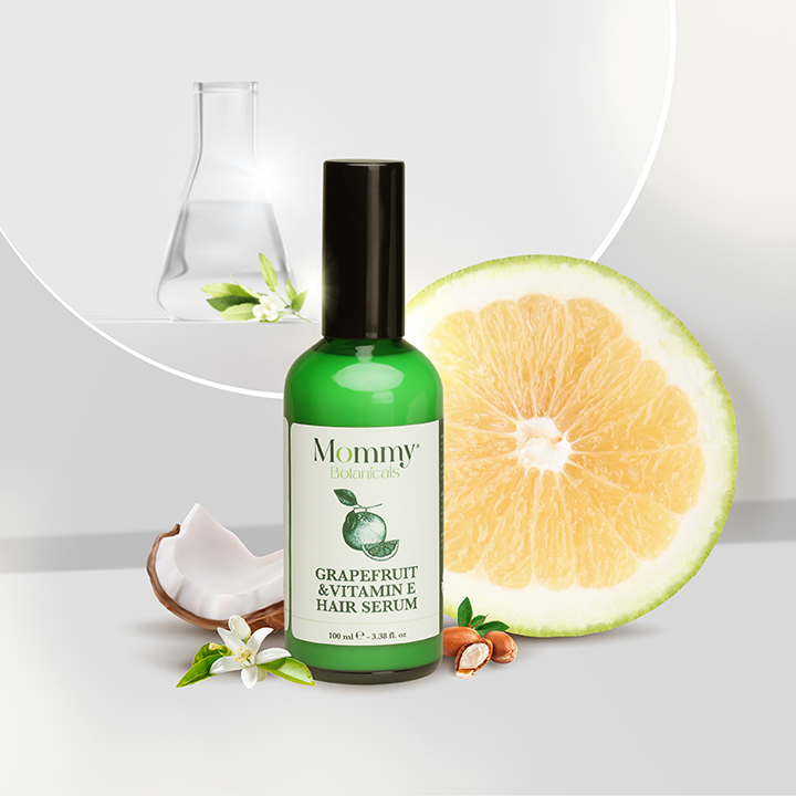 Grapefruit &amp; Vitamin E Hair Serum - Dưỡng tóc và kích thích mọc tóc