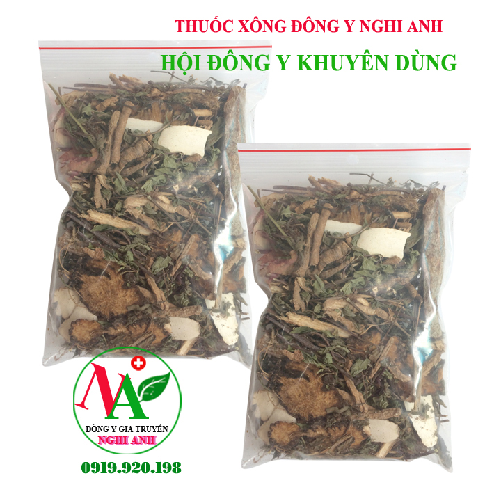 Thảo dược xông cảm cúm Đông y Nghi Anh gói 300gr tốt cho sức khỏe, hỗ trợ bảo về hệ hô hấp trước các tác nhân cảm cúm mùa