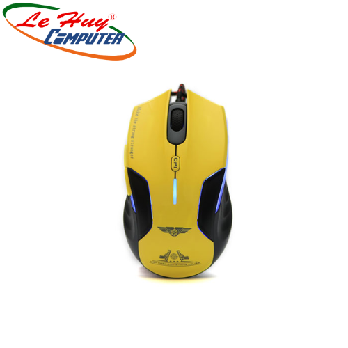 Chuột Newmen G7+ Plus Wired (Vàng, Đen) Hàng Chính Hãng