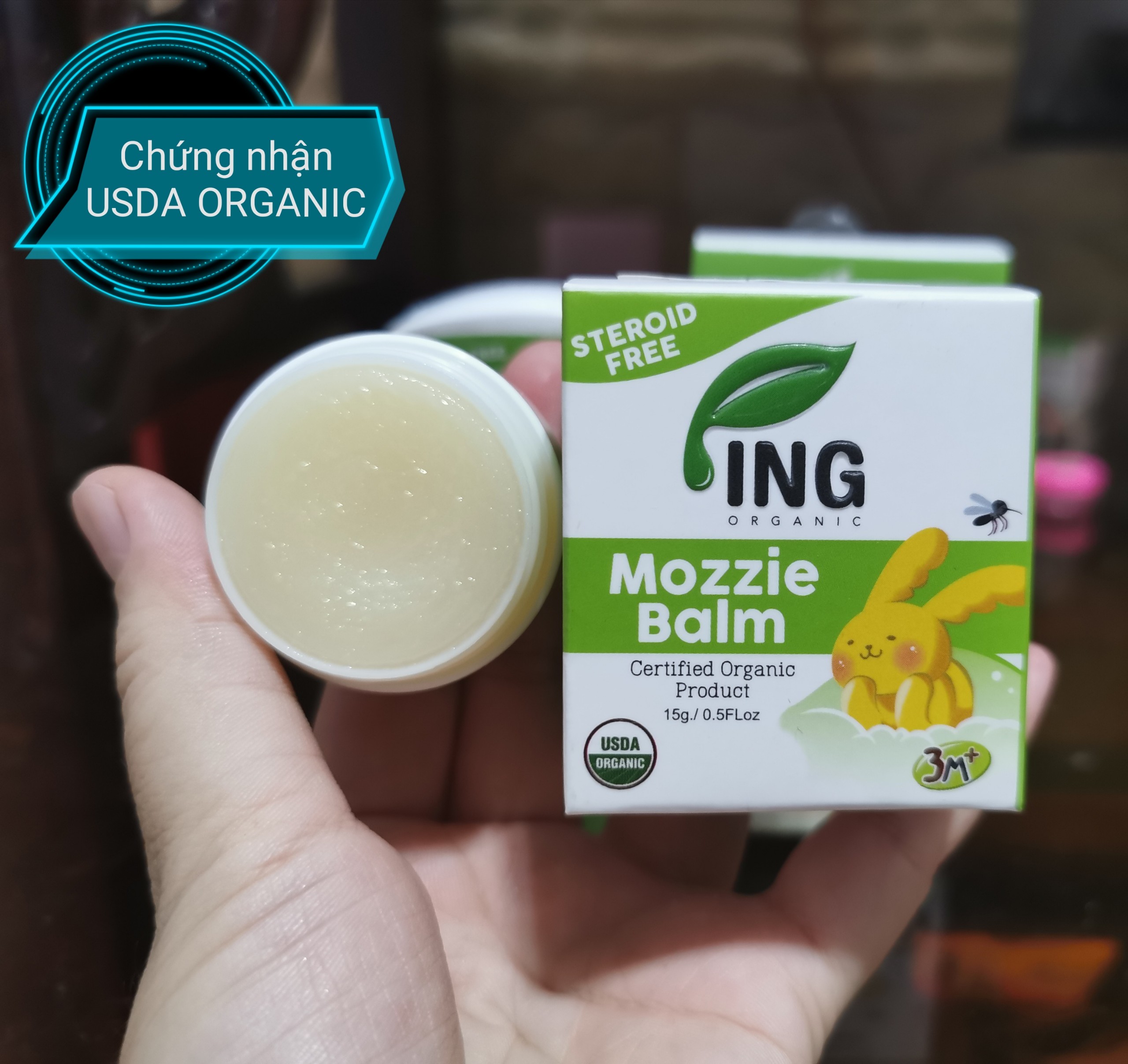 ING Organic After Balm - Kem Hữu Cơ Thoa Vết Muỗi Và Côn Trùng Đốt - Không Ngứa - Không Sưng Đỏ - Không Sẹo Thâm