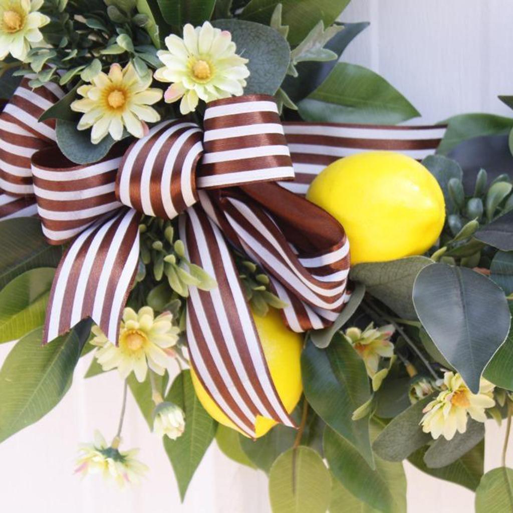 Artificial Floral Wreath   Front Door Garland Decoration Ornament