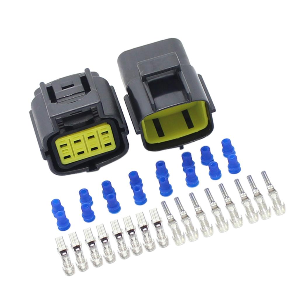 Car 8 Way Waterproof Connector with Terminals