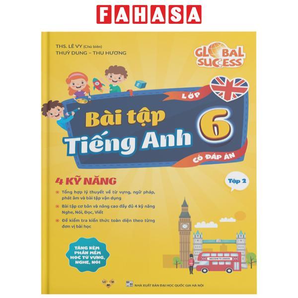 Sách - Global Success - Bài Tập Tiếng Anh 6 - Tập 2 (Có Đáp Án)