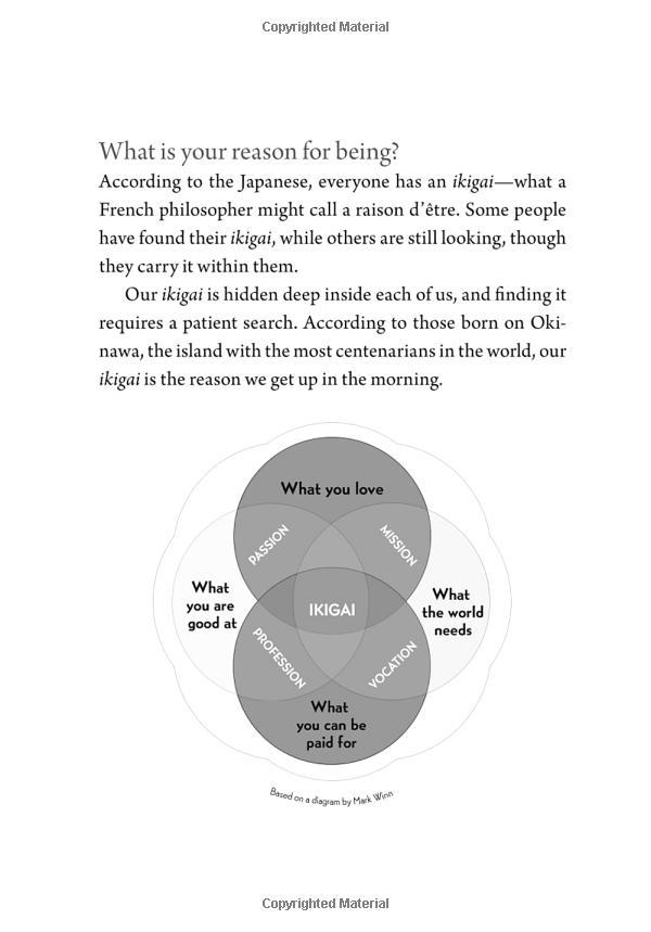Ikigai : The Japanese Secret To A Long And Happy Life