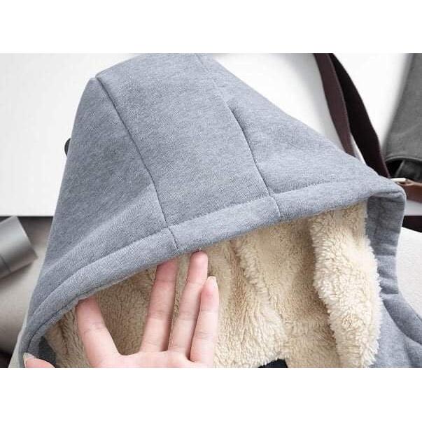 Áo Hoodie Nỉ Lót Lông Cừu Dày Dặn, Đủ Màu Đủ Size HD-585886
