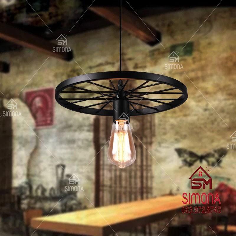 Đèn thả bàn ăn thả trần bánh xe