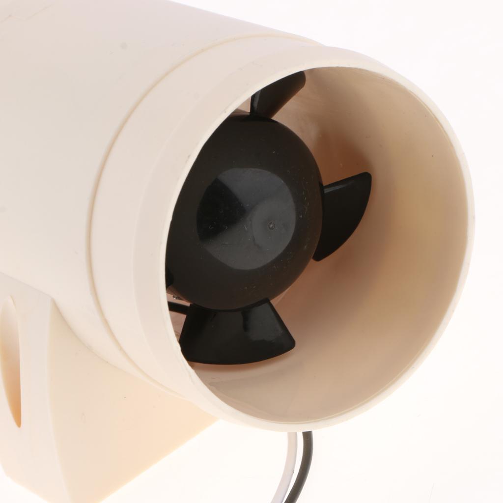 3" In Line 12V Marine Boat Bilge Air Blower Fan 145CFM Ventilation